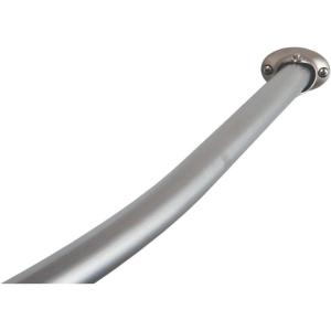 image:imageKingston Brass CC3171 Adjustable Hotel Single Curved Shower Curtain Rod Polished ChromeBrushed Nickel
