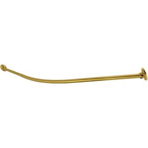 image:imageKingston Brass CC7217 Edenscape 72 Stainless Steel Single Curved Shower Curtain Rod Brushed Brass