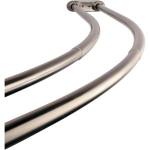 image:imageKingston Brass CCD2175 Adjustable 60Inch72Inch Double Curved Stainless Steel Shower Curtain Rod Oil Rubbed BronzeBrushed Nickel