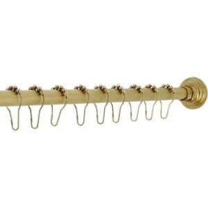 image:imageKingston Brass SRK607 Edenscape 72Inch Adjustable Shower Curtain Rod with Ring Brushed Brass