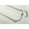 image:imageKingston Brass BA1113MB Victorian Dual Towel Bar Matte BlackBrushed Nickel
