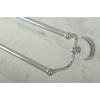 image:imageKingston Brass BA1113MB Victorian Dual Towel Bar Matte BlackPolished Chrome