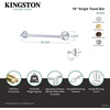image:imageKingston Brass BA1162PB Vintage TowelBar 18Inch Polished BrassBrushed Nickel