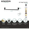 image:imageKingston Brass BA1751PB Heritage 24Inch TowelBar Polished BrassOil Rubbed Bronze