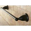 image:imageKingston Brass BA1752MB Heritage 18Inch Towel Bar Matte BlackOil Rubbed Bronze