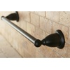 image:imageKingston Brass BA1752MB Heritage 18Inch Towel Bar Matte BlackPolished Brass