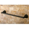 image:imageKingston Brass BA1752MB Heritage 18Inch Towel Bar Matte BlackPolished Brass