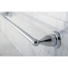 image:imageKingston Brass BA1752MB Heritage 18Inch Towel Bar Matte BlackPolished Chrome