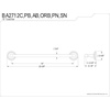 image:imageKingston Brass BA2712AB Milano 18 Towel Bar Antique BrassAntique Brass