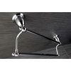 image:imageKingston Brass BA797318C English Vintage 18Inch Double TowelBar Polished ChromePolished Chrome