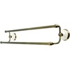 image:imageKingston Brass BA1113MB Victorian Dual Towel Bar Matte BlackAntique Brass