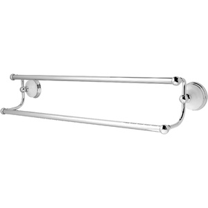 image:imageKingston Brass BA1113MB Victorian Dual Towel Bar Matte BlackPolished Chrome