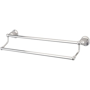 image:imageKingston Brass BA1753AB Heritage 24 Dual Towel Bar Antique BrassPolished Chrome