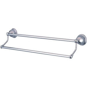image:imageKingston Brass BA396318PB Restoration 18Inch Double TowelBar Polished BrassPolished Chrome