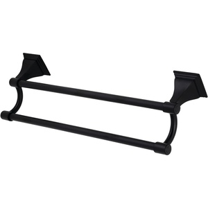image:imageKingston Brass BAH612318AC Monarch Dual Towel Bar Antique CopperMatte Black