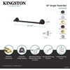image:imageKingston Brass BA3962PB Restoration TowelBar 18Inch Polished BrassMatte Black