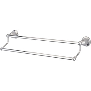 image:imageKingston Brass BA175318BB Heritage 18Inch Dual Towel Bar Brushed BrassPolished Chrome