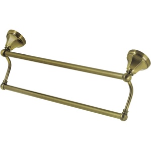 image:imageKingston Brass BA4813C Metropolitan Dual TowelBar 24Inch Polished ChromeAntique Brass