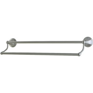 image:imageKingston Brass BA4813C Metropolitan Dual TowelBar 24Inch Polished ChromeBrushed Nickel