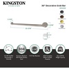 image:imageKingston Brass DR114305 Designer Trimscape Americana Decor 30Inch Grab Bar with 125Inch Outer Diameter Oil Rubbed BronzeOil Rubbed Bronze