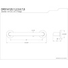 image:imageKingston Brass DR514122 Meridian 12 Grab Bar 114 Diameter Polished BrassOil Rubbed Bronze