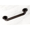 image:imageKingston Brass DR514122 Meridian 12 Grab Bar 114 Diameter Polished BrassOil Rubbed Bronze