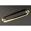 image:imageKingston Brass DR514182 Meridian 18Inch Decorative Grab Bar Polished BrassOil Rubbed Bronze