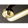 image:imageKingston Brass DR514182 Meridian 18Inch Decorative Grab Bar Polished BrassOil Rubbed Bronze