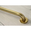 image:imageKingston Brass DR514420 Meridian 42Inch x 114Inch OD Brass ADA Grab Bar in Matte BlackBrushed Brass