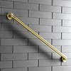 image:imageKingston Brass DR514420 Meridian 42Inch x 114Inch OD Brass ADA Grab Bar in Matte BlackBrushed Brass