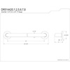 image:imageKingston Brass DR514420 Meridian 42Inch x 114Inch OD Brass ADA Grab Bar in Matte BlackBrushed Brass