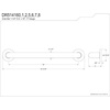 image:imageKingston Brass DR514420 Meridian 42Inch x 114Inch OD Brass ADA Grab Bar in Matte BlackMatte Black