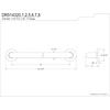 image:imageKingston Brass DR514420 Meridian 42Inch x 114Inch OD Brass ADA Grab Bar in Matte BlackPolished Brass