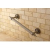 image:imageKingston Brass DR710122 Designer Trimscape Templeton Grab Bar 12Inch with TL TIP Polished BrassBrushed Nickel
