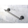 image:imageKingston Brass DR710122 Designer Trimscape Templeton Grab Bar 12Inch with TL TIP Polished BrassBrushed Nickel