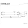 image:imageKingston Brass DR914122 Designer Trimscape Camelon 12Inch Grab Bar Polished BrassOil Rubbed Bronze
