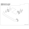 image:imageKingston Brass DR914122 Designer Trimscape Camelon 12Inch Grab Bar Polished BrassPolished Chrome