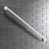 image:imageKingston Brass GB1248CSW Made To Match 48Inch x 112Inch OD Stainless Steel ADA Grab Bar in WhiteWhite