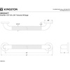 image:imageKingston Brass GB1432CT 32 Stainless Steel Grab Bar Brushed NickelGB1224CT Concealed Flange Textured