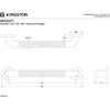 image:imageKingston Brass GB1432CT 32 Stainless Steel Grab Bar Brushed NickelGB1242CT Concealed Flange Textured