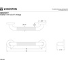 image:imageKingston Brass GB1432CT 32 Stainless Steel Grab Bar Brushed NickelGB1412CT Concealed Flange Textured