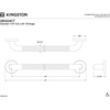 image:imageKingston Brass GB1432CT 32 Stainless Steel Grab Bar Brushed NickelGB1424CT Concealed Flange Textured