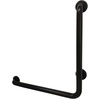 image:imageKingston Brass GBL1224CSL8 24x 24 LShaped Grab Bar  Left Hand Brushed NickelMatte Black