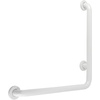 image:imageKingston Brass GBL1224CSL8 24x 24 LShaped Grab Bar  Left Hand Brushed NickelWhite