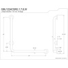 image:imageKingston Brass GBL1224CSR8 24x 24 LShaped Grab Bar  Right Hand Brushed Nickel