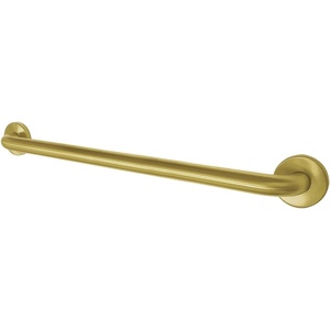 image:imageKingston Brass DR114245 Designer Trimscape Americana Decor 24Inch Grab Bar with 125Inch Outer Diameter Oil Rubbed BronzeBrushed Brass