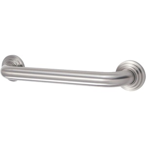 image:imageKingston Brass DR214122 Designer Trimscape Milano 3Layer Flange 12Inch Grab Bar with 125Inch Outer Diameter Polished BrassBrushed Nickel