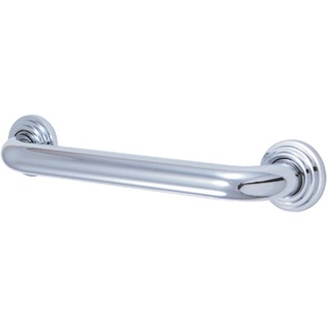 image:imageKingston Brass DR214122 Designer Trimscape Milano 3Layer Flange 12Inch Grab Bar with 125Inch Outer Diameter Polished BrassPolished Chrome