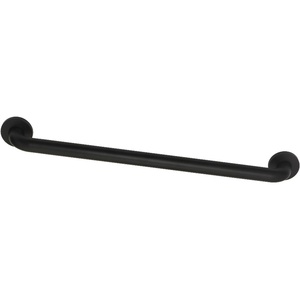 image:imageKingston Brass DR514242 Meridian inch Decorative Ada Grab Bar 24 Polished BrassMatte Black