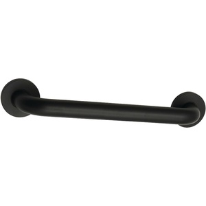 image:imageKingston Brass DR514420 Meridian 42Inch x 114Inch OD Brass ADA Grab Bar in Matte BlackMatte Black